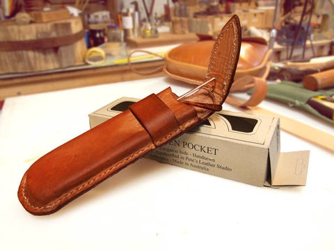 Leather Glasses/Pen Pocket