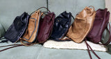 Soft Backpack Piped with Zip Pocket