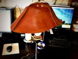 Handmade Leather Lampshade