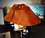 Handmade Leather Lampshade